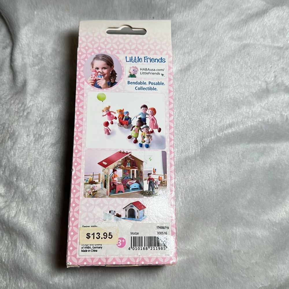HABA Little Friends Bendable Doll Matze - Picture 2 of 3